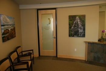 Door in waiting room