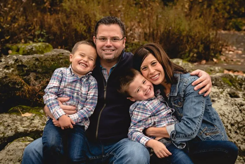 Dr. Verschueren and his family